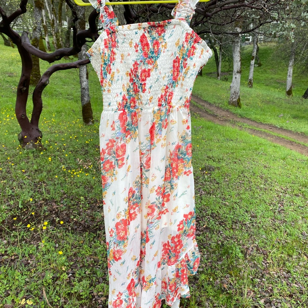 Floral Smocked Maxi Dress Maurice’s Summer Dress